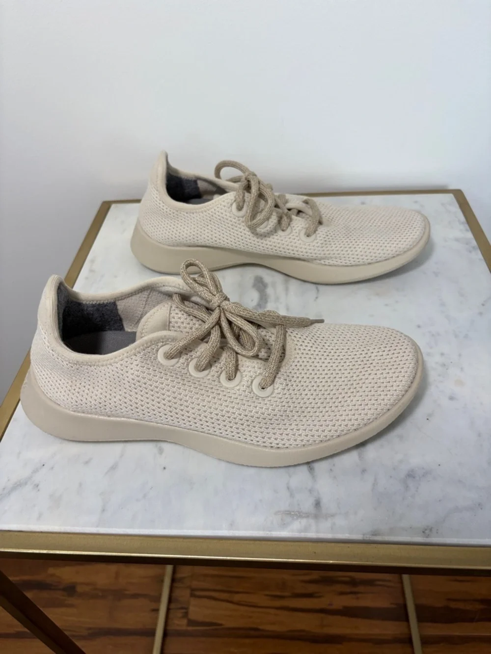 Allbirds Women's Tree Runners Sz 8 (W) - Beige/Cream